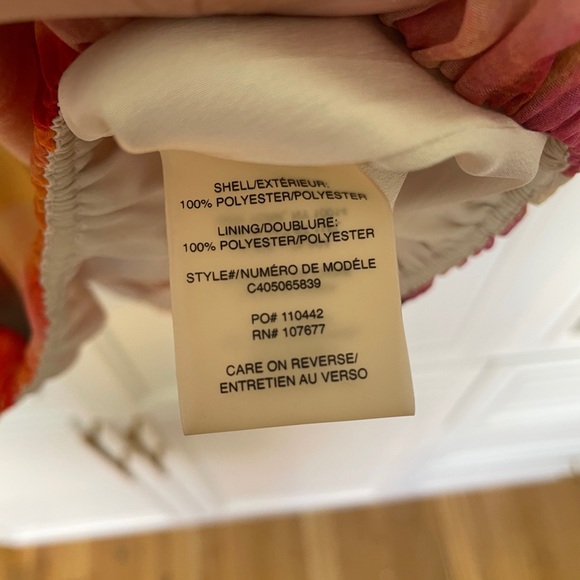 Alice + Olivia Blouse Abstract Flame Flower Print Balloon Sleeve S Small - Picture 3 of 4